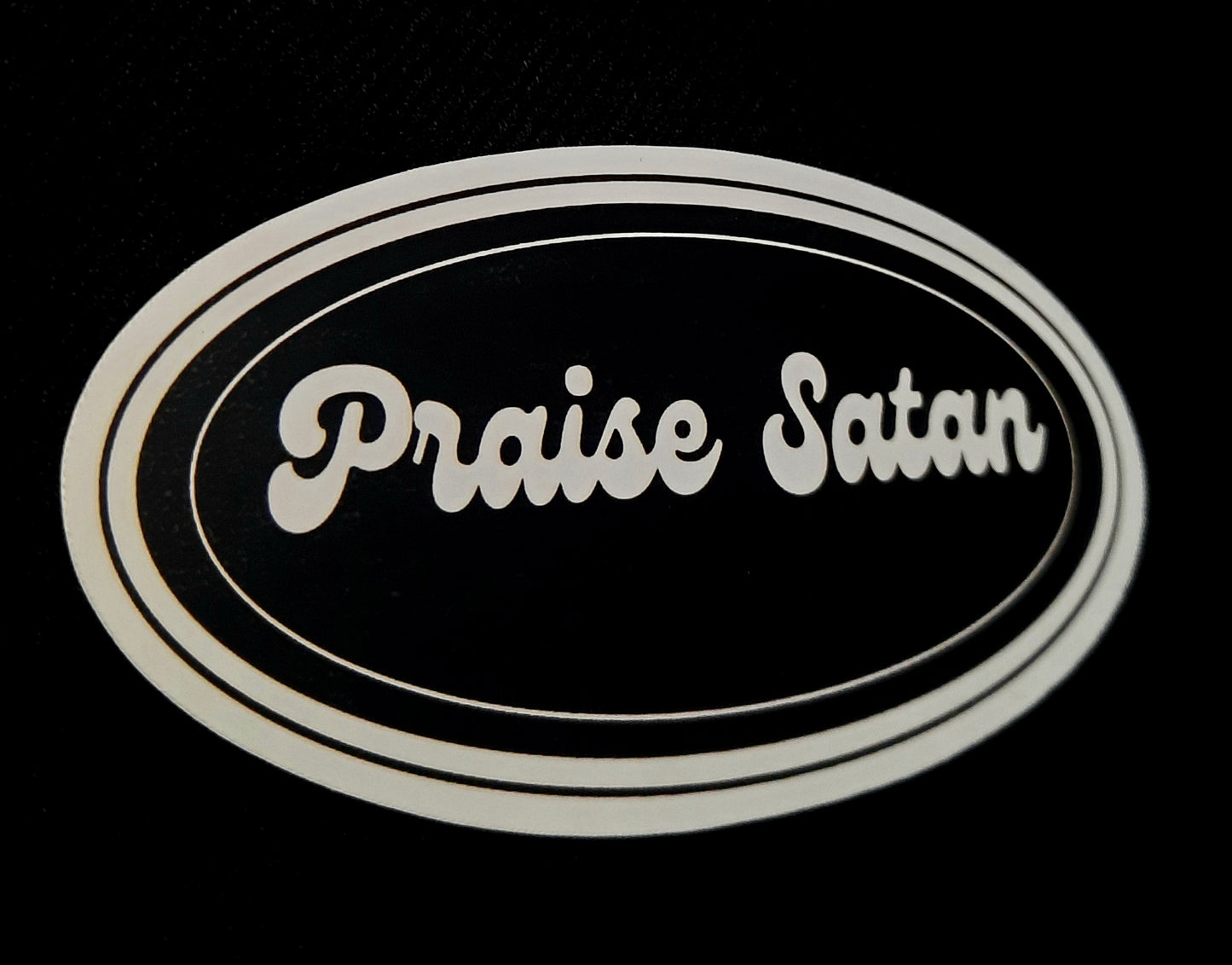 Praise Satan Sticker