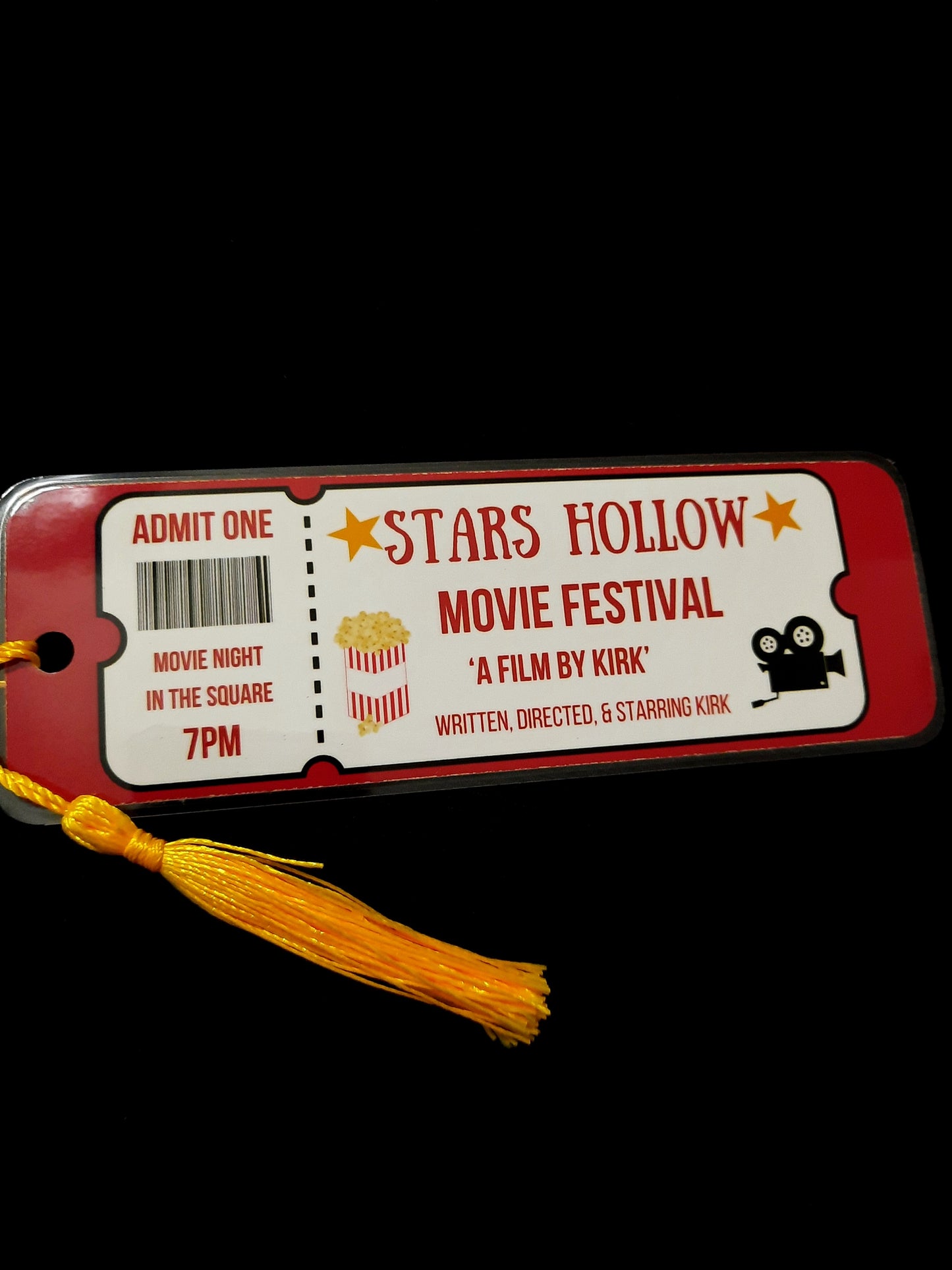 Stars Hollow Movie Festival Bookmark