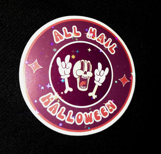 All Hail Halloween Sticker