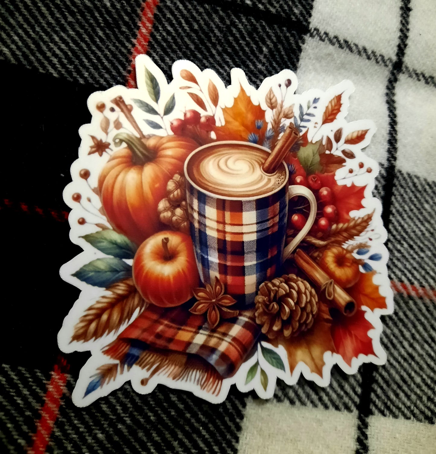 Cozy Fall Coffee Sticker