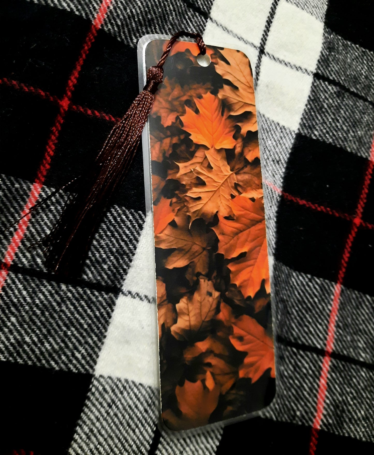 Fall leaves bookmark