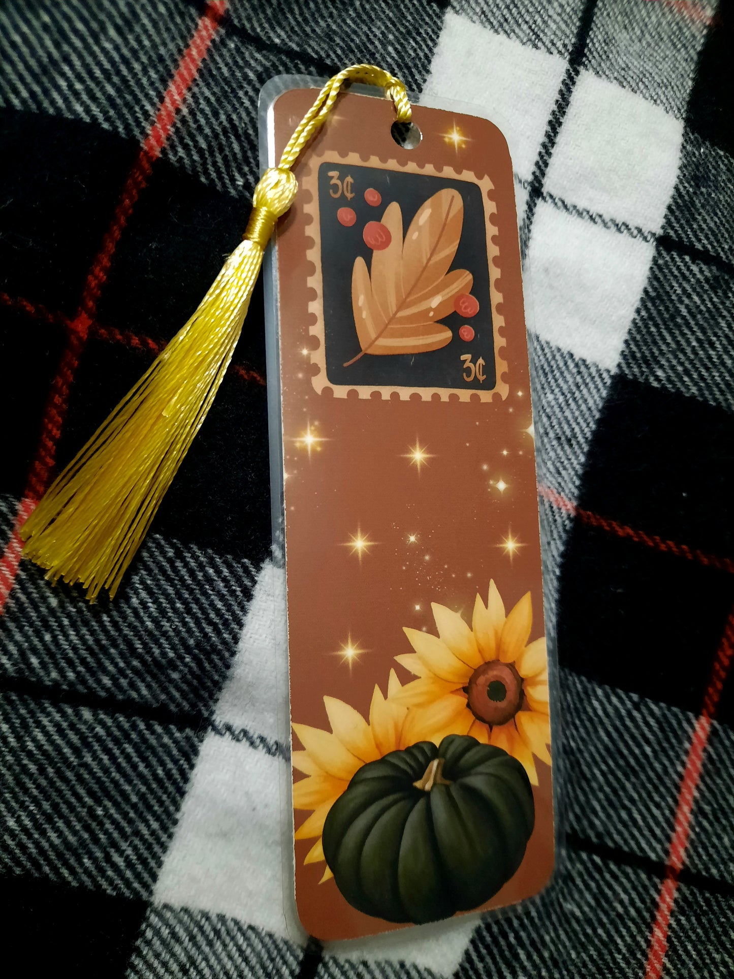 Fall stamp bookmark