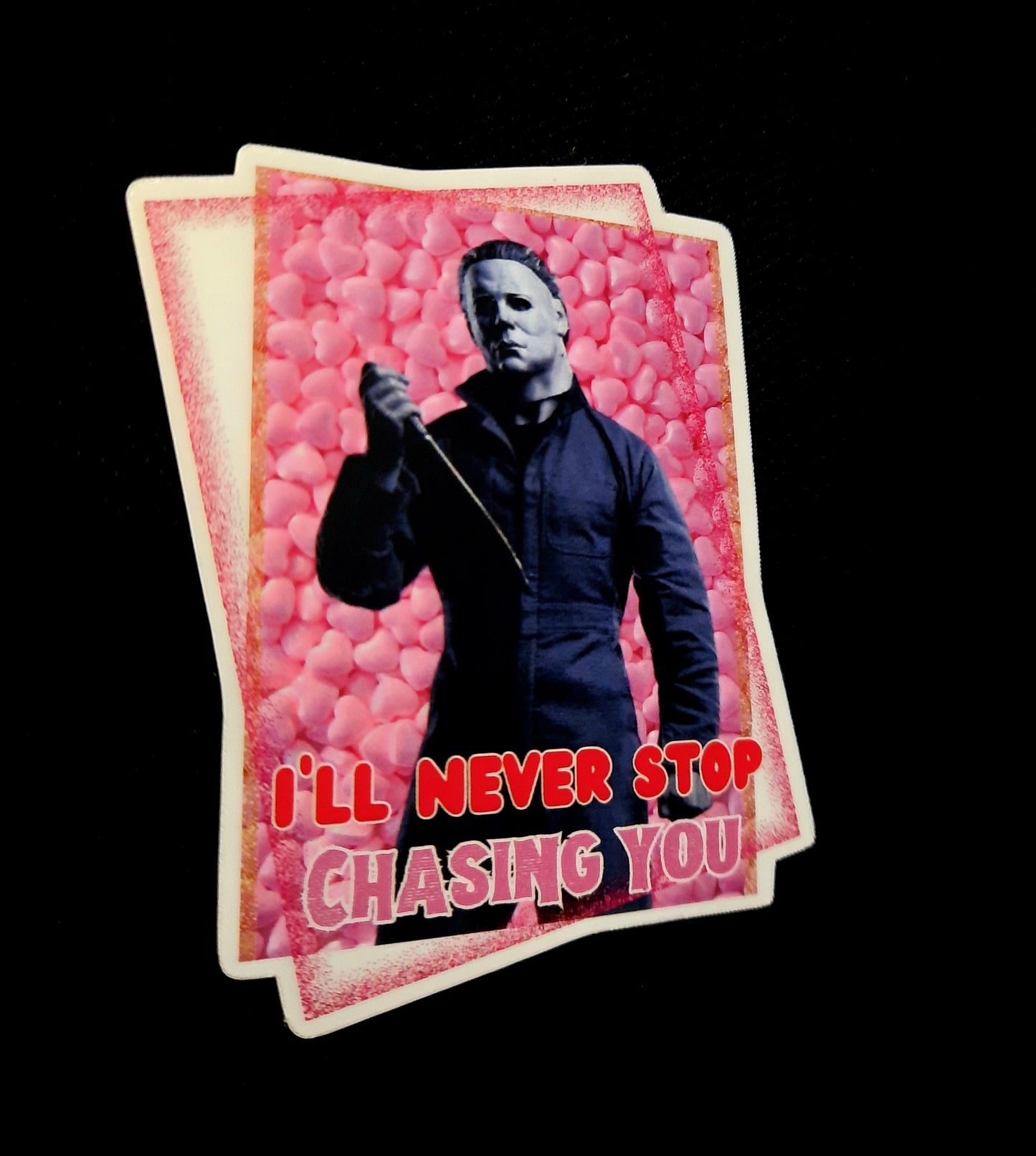 Michael Myers Valentine Sticker