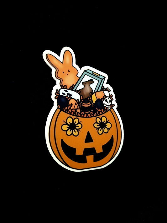 Creepster Easter Basket Sticker