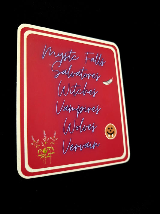 Mystic Falls Aesthetic Sticker