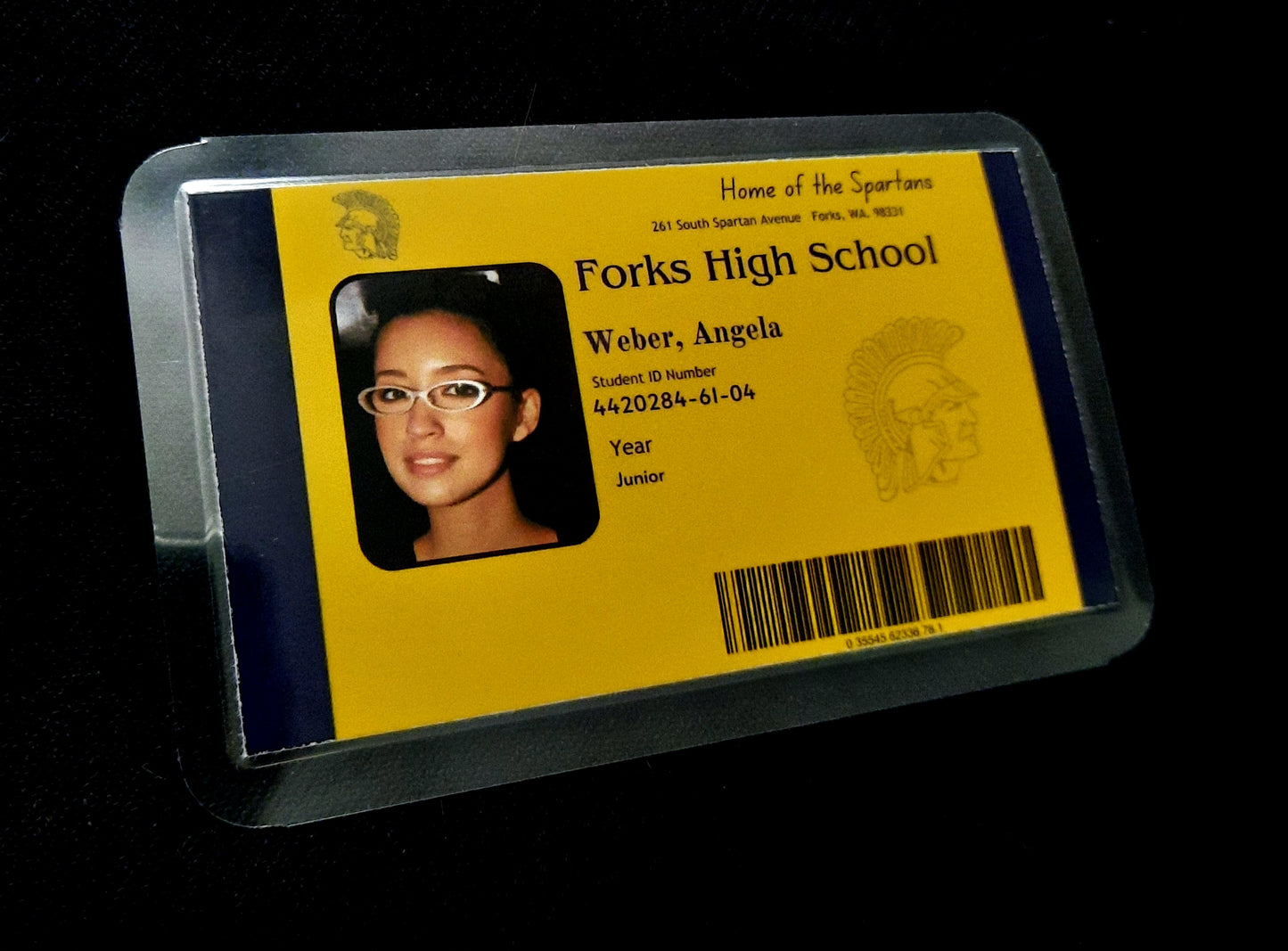 Angela Weber Student ID Card