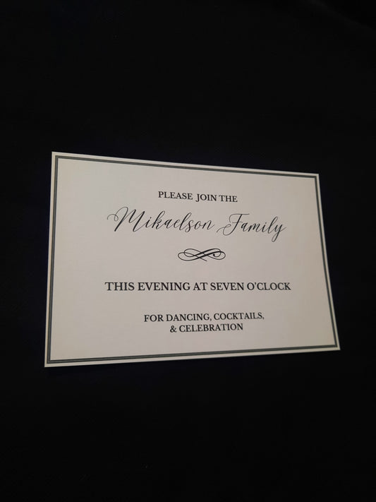 The Vampire Diaries Mikaelson Invitation