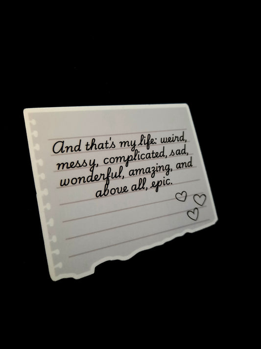 Elena Gilbert Diary Sticker