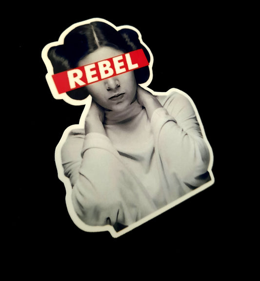 Princess Leia Rebel Sticker