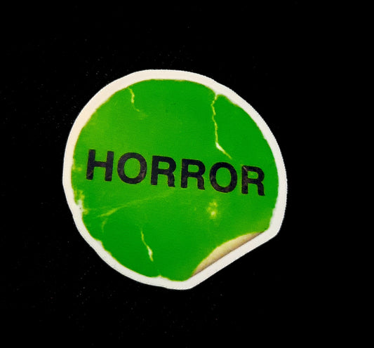 Vintage Horror Rental Sticker-Retro VHS Style