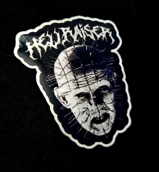 Hellraiser Black Metal Sticker