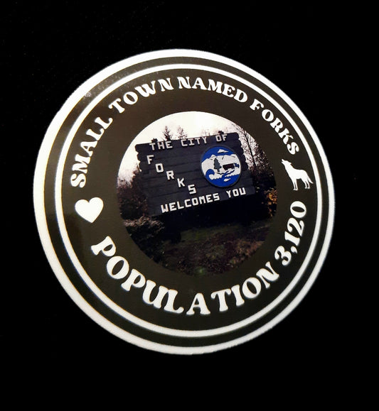 Welcome to Forks Sticker