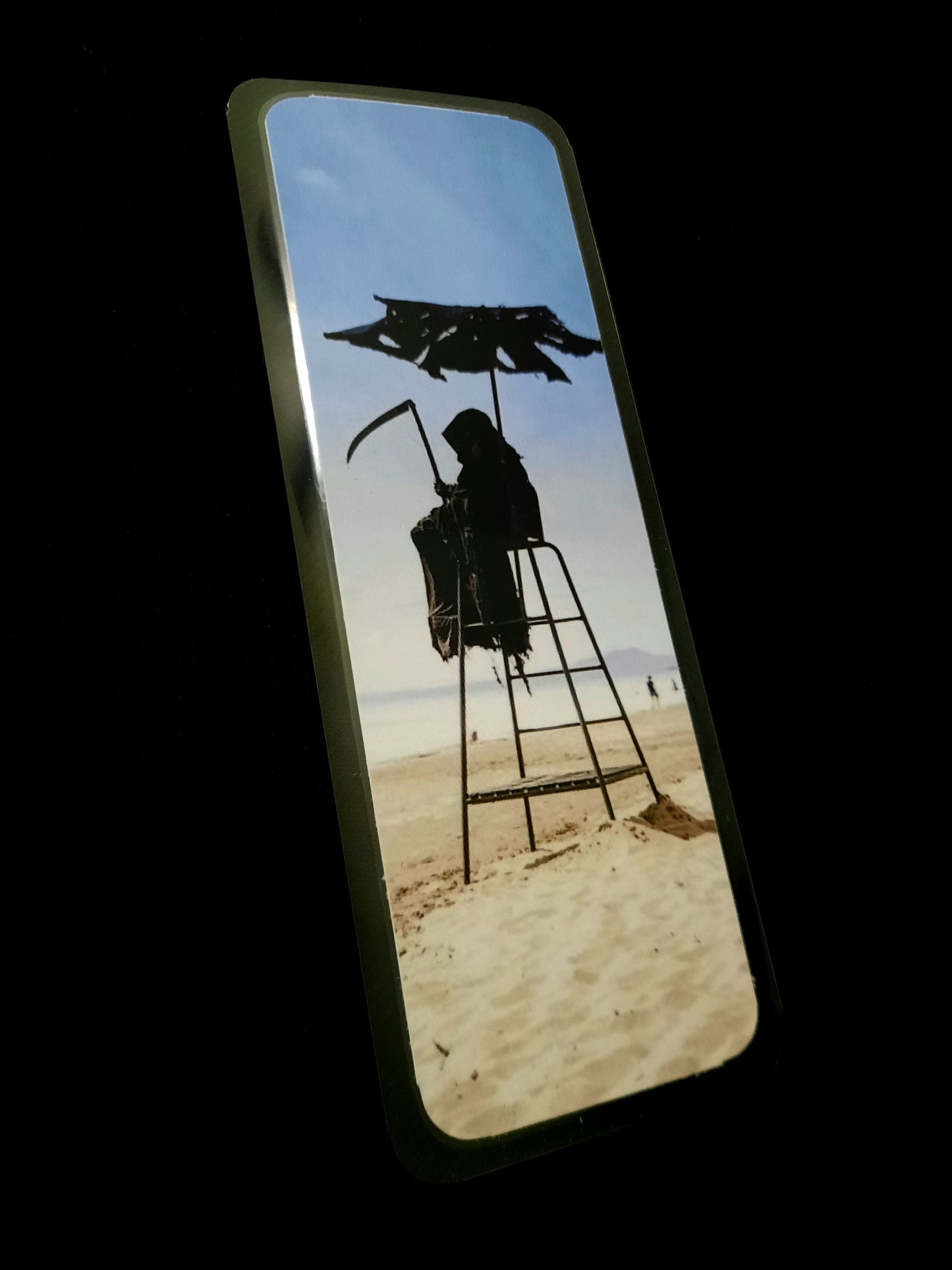 Summerween Bookmark-Grim Reaper on Duty