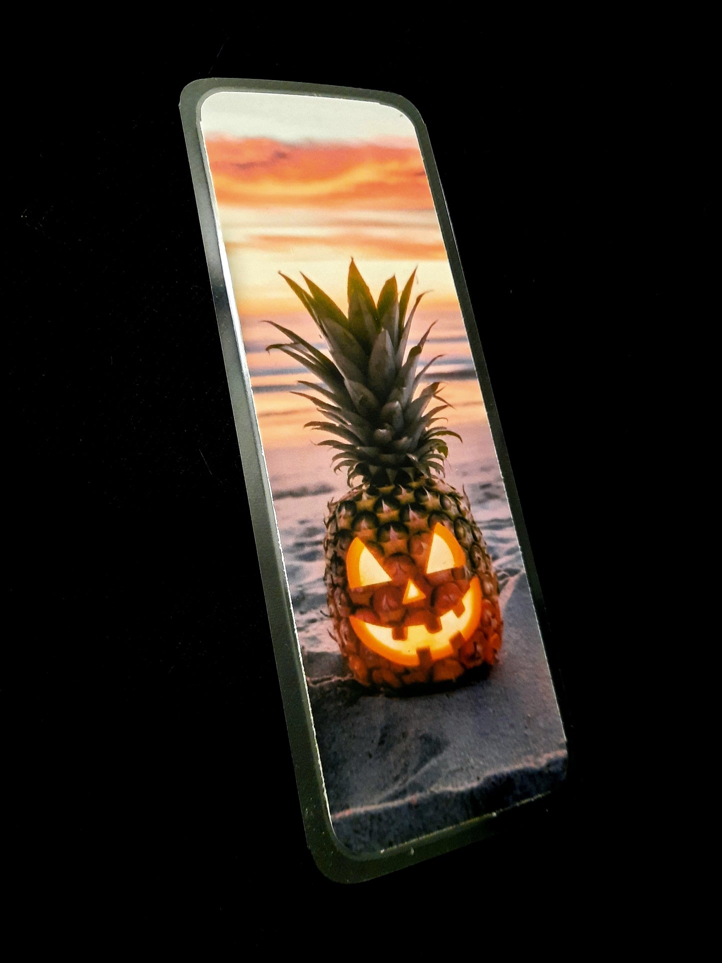 Summerween Bookmark-Pineapple Jack-O'-Lantern
