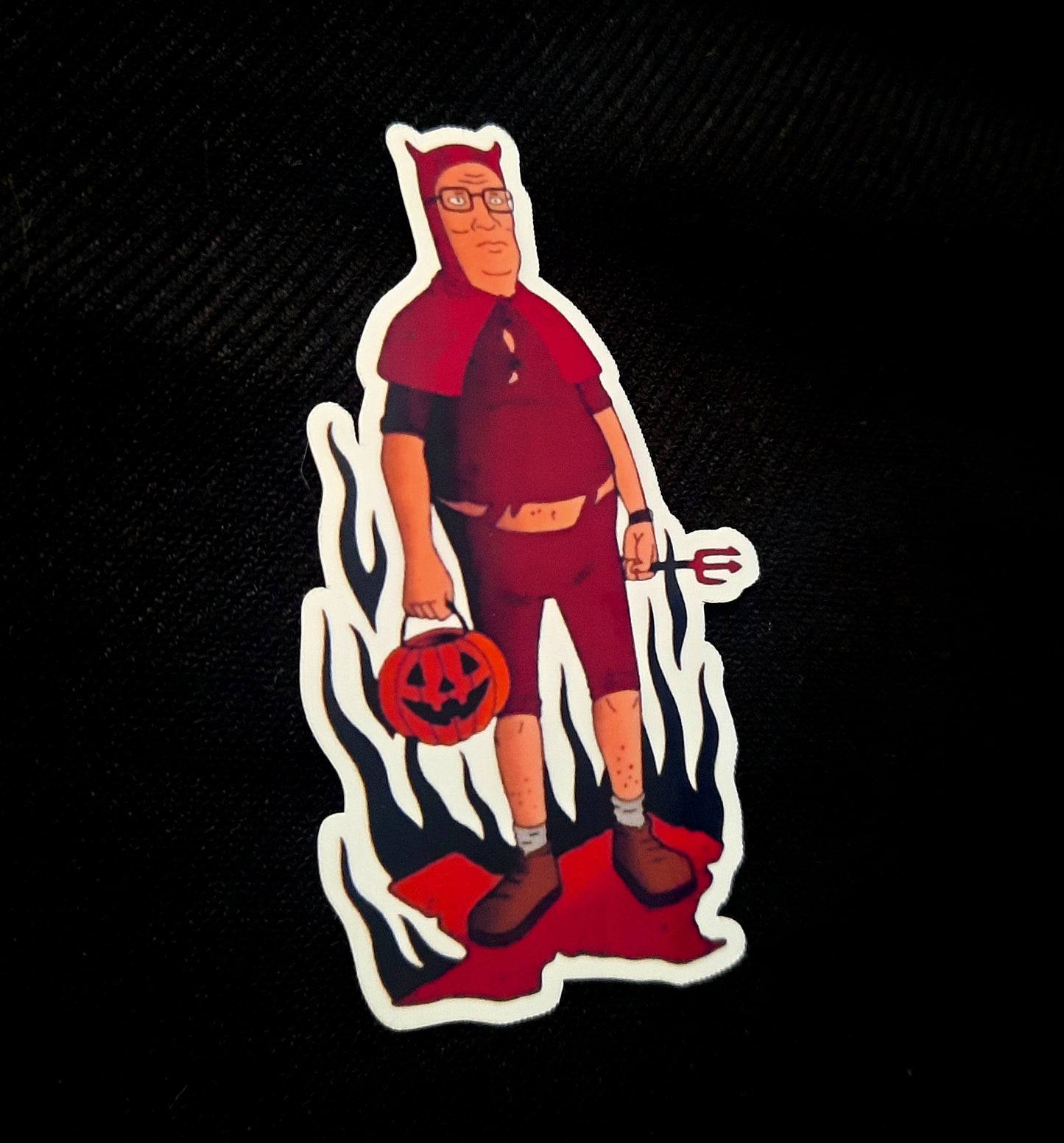 Hank Hill Halloween Sticker