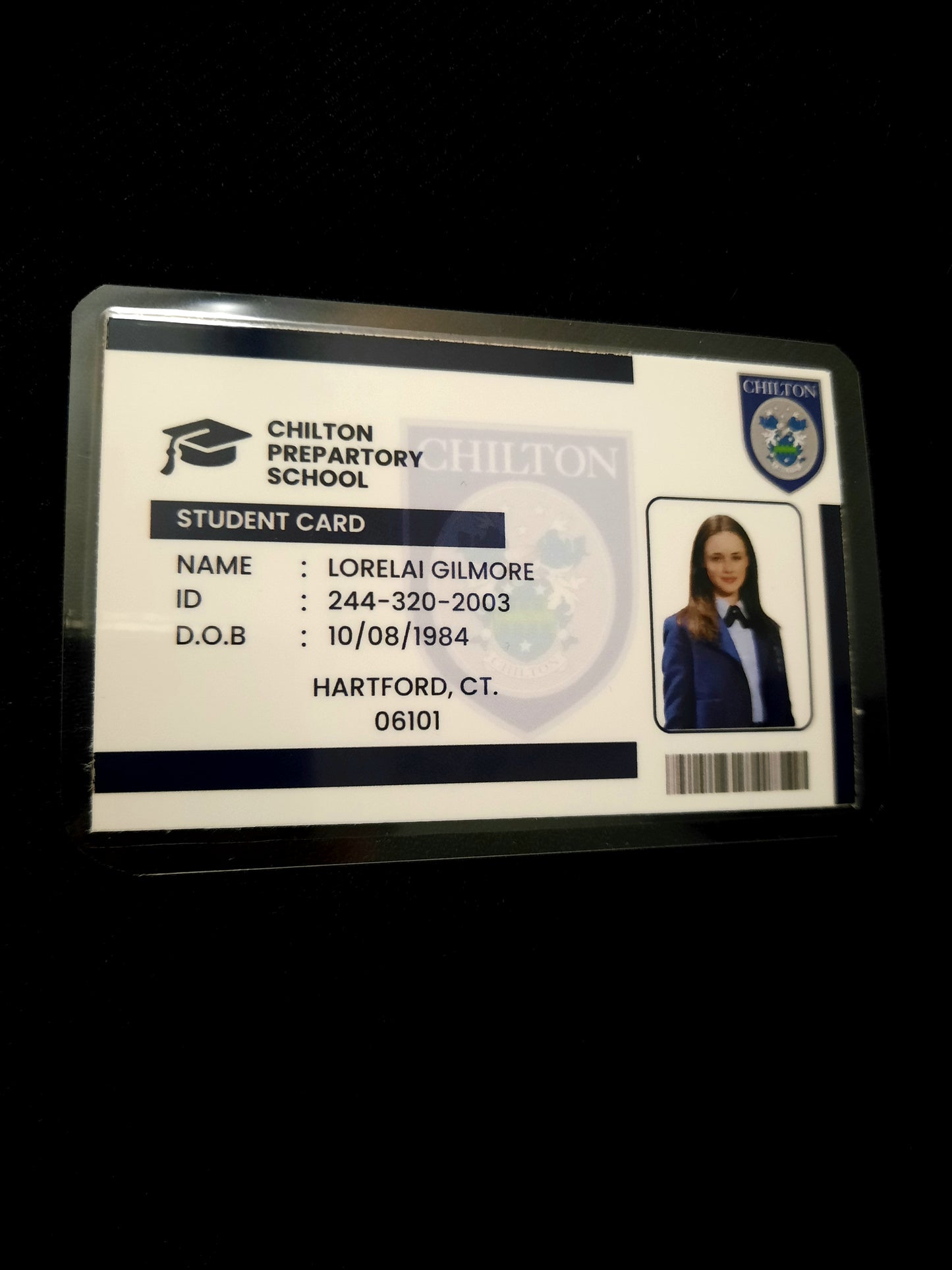 Rory Gilmore Chilton Student ID Card