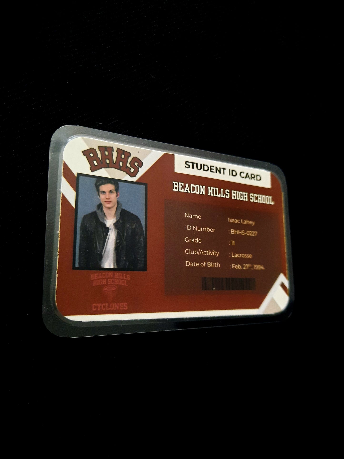 Teen Wolf Student ID Card Isaac Lahey