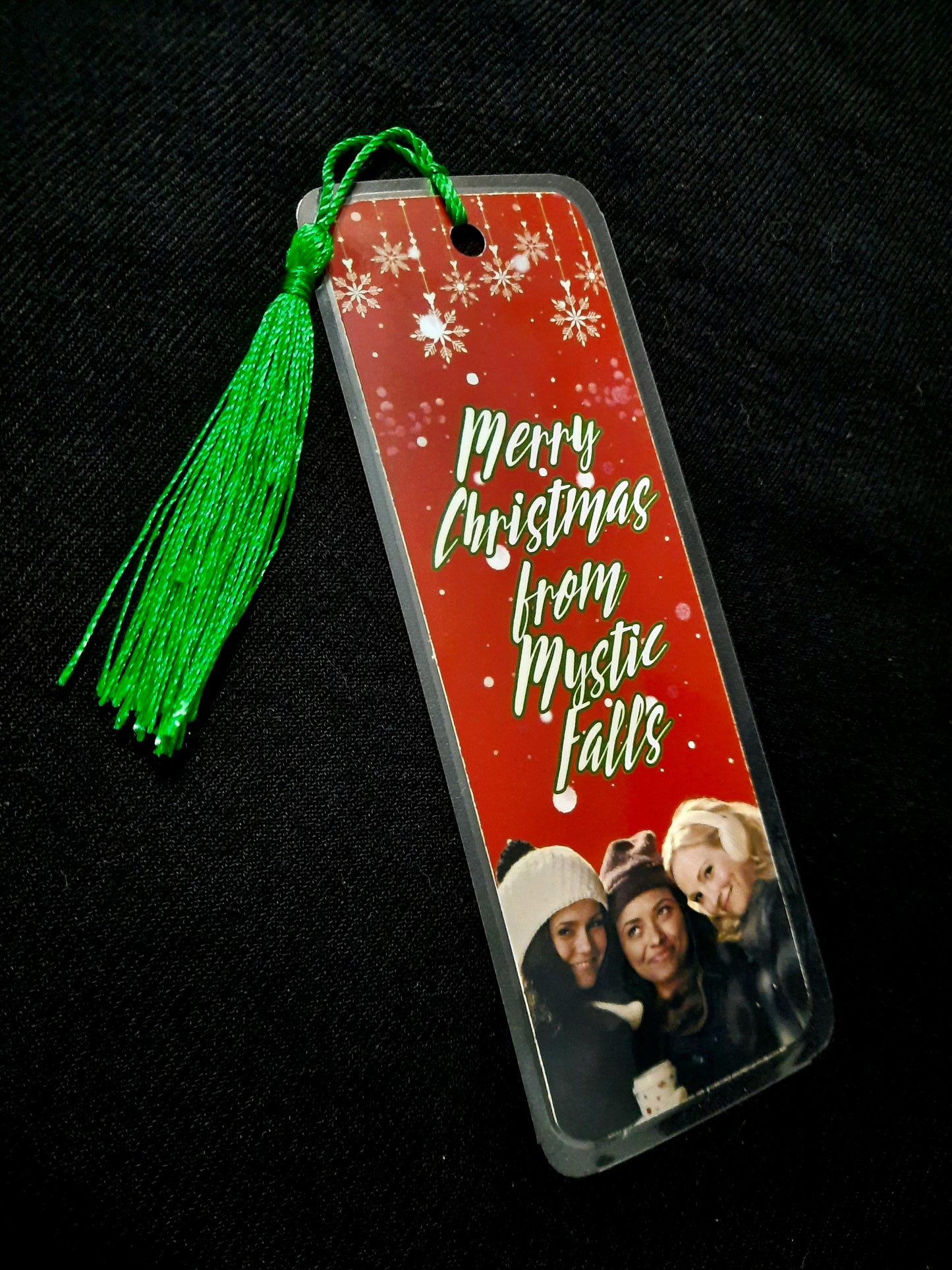 Mystic Falls Christmas Bookmark