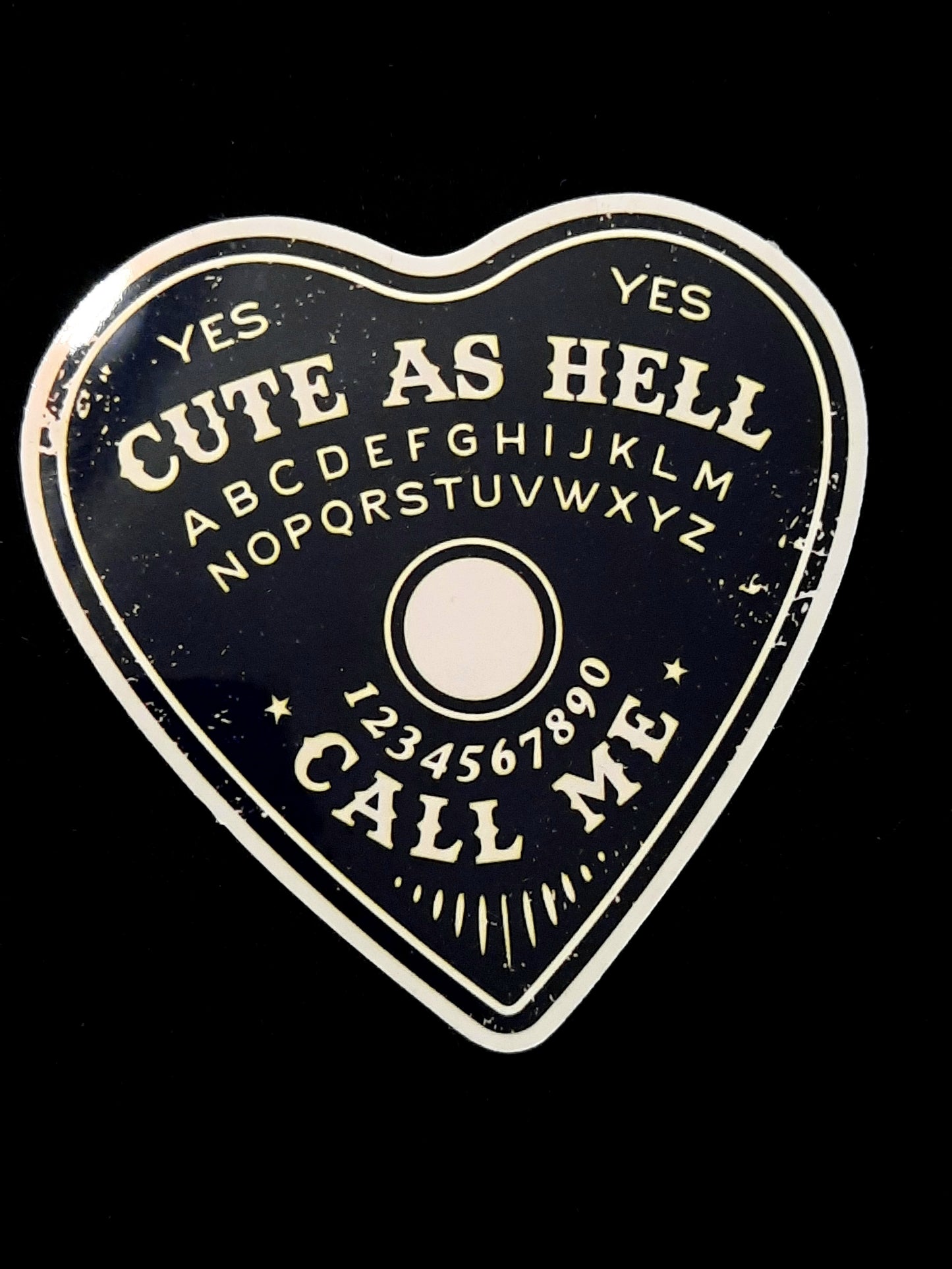 Ouija Heart Sticker