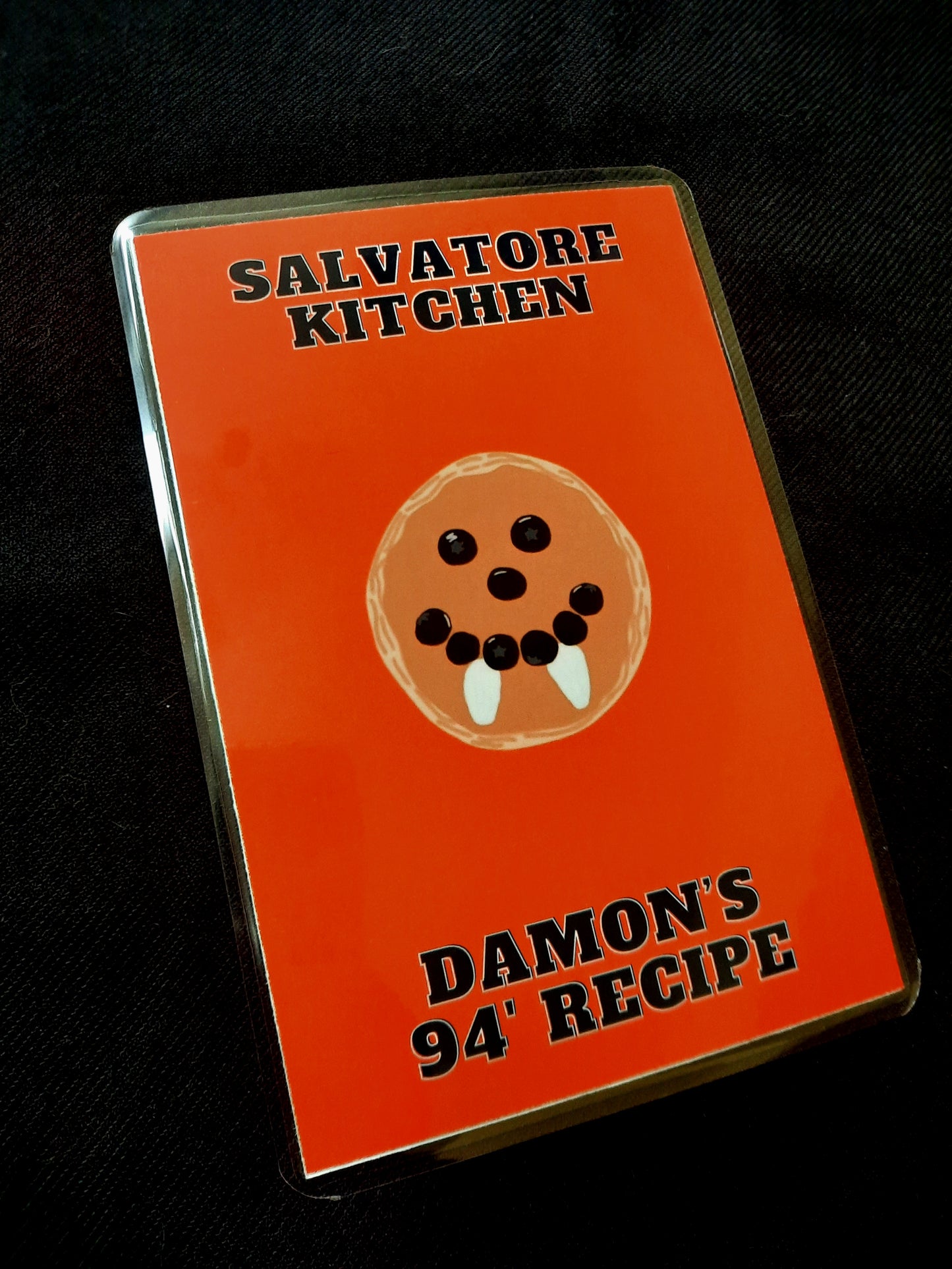 Damon's Prison World Pancake Recipe Card