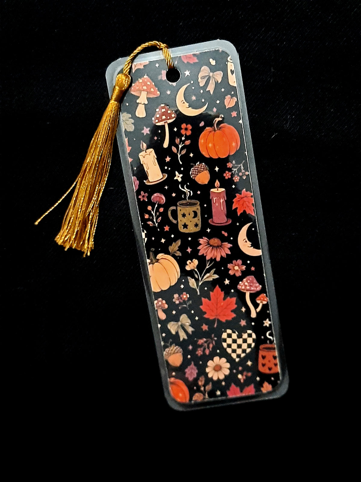 Cozy Autumn Aesthetic Bookmark