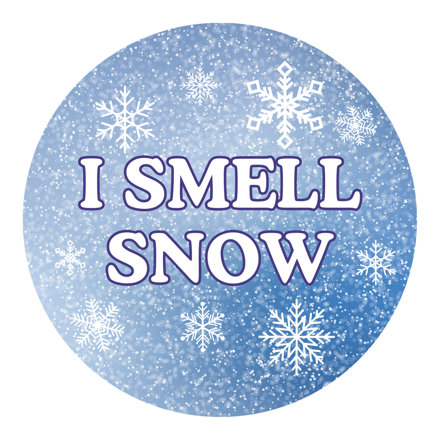 I Smell Snow Sticker