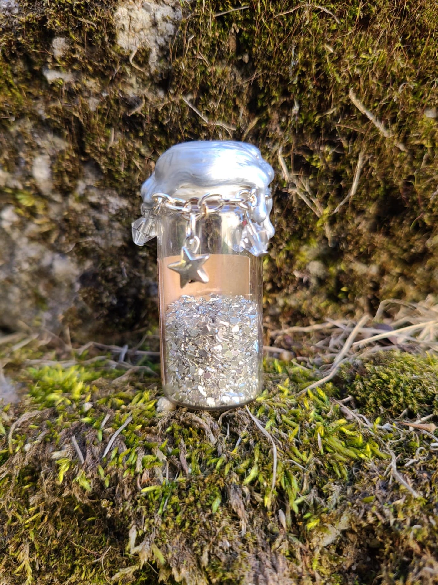 Skin of a killer glass mini bottle