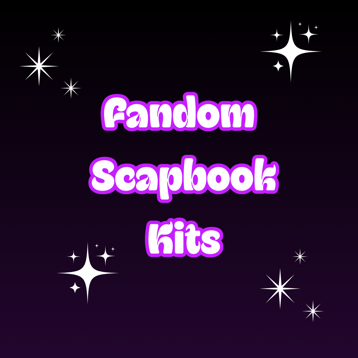 Fandom Scrapbook Kits