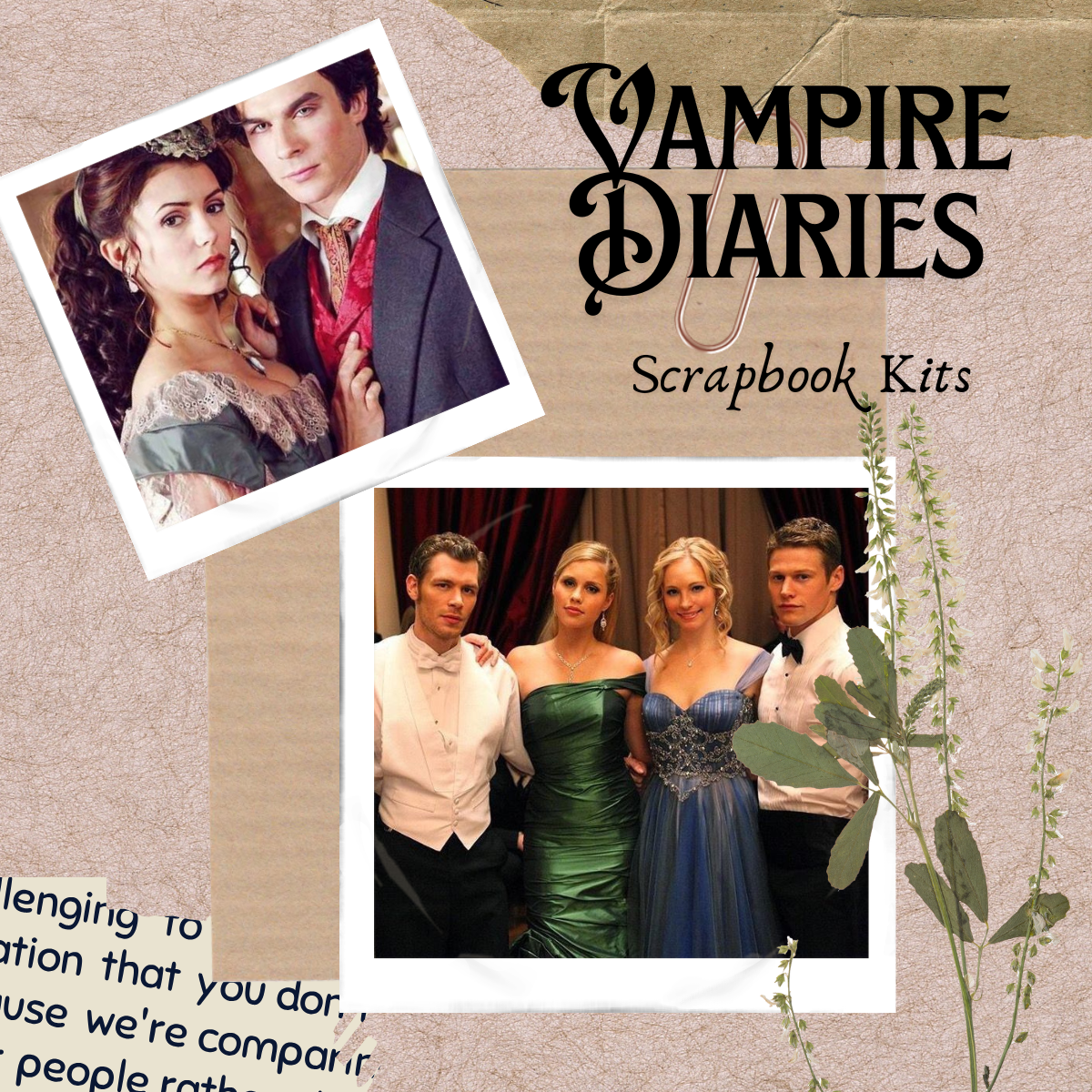 TVD Scrapbook Kits
