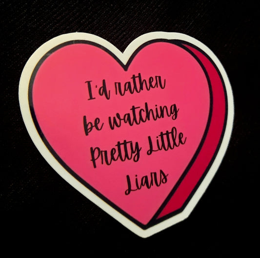 Pretty Little Liars Heart Sticker