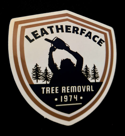 Leatherface Horror Sticker