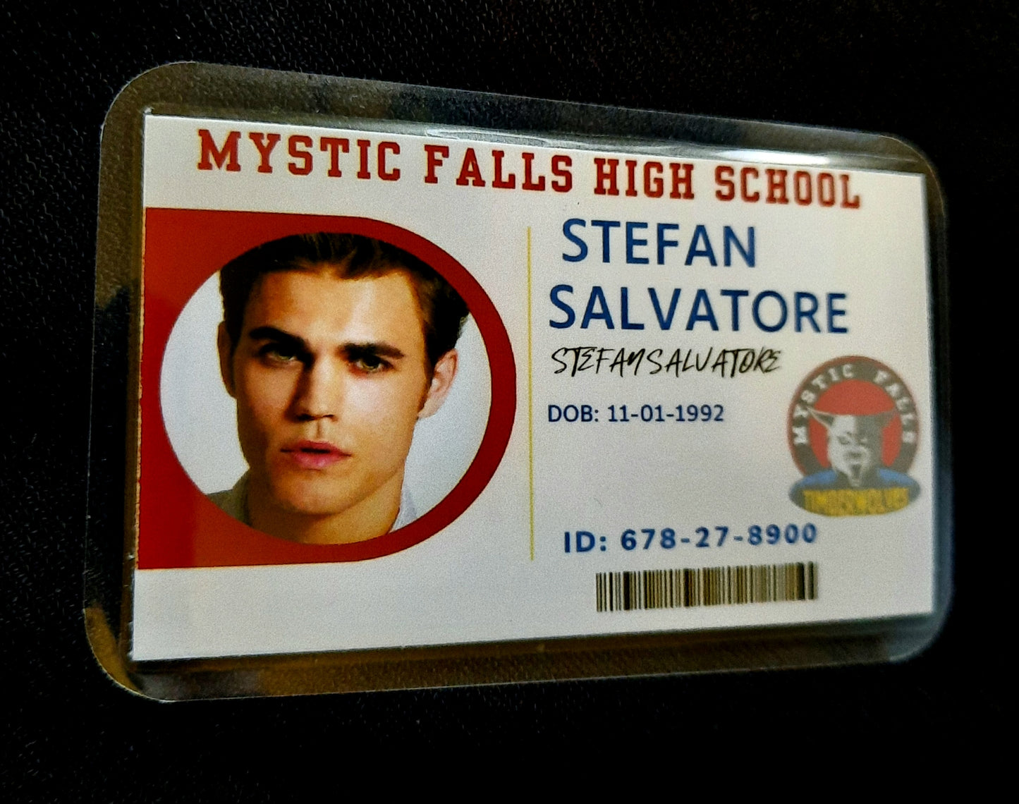 Mystic Falls High School Student ID Cards