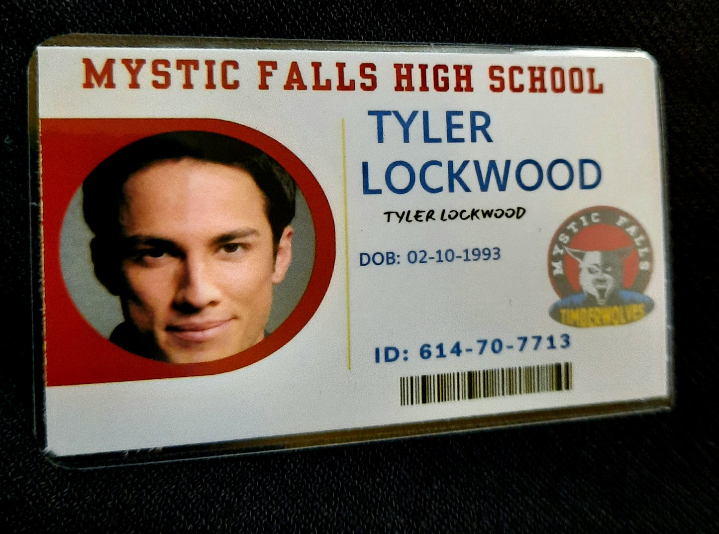Mystic Falls High School Student ID Cards