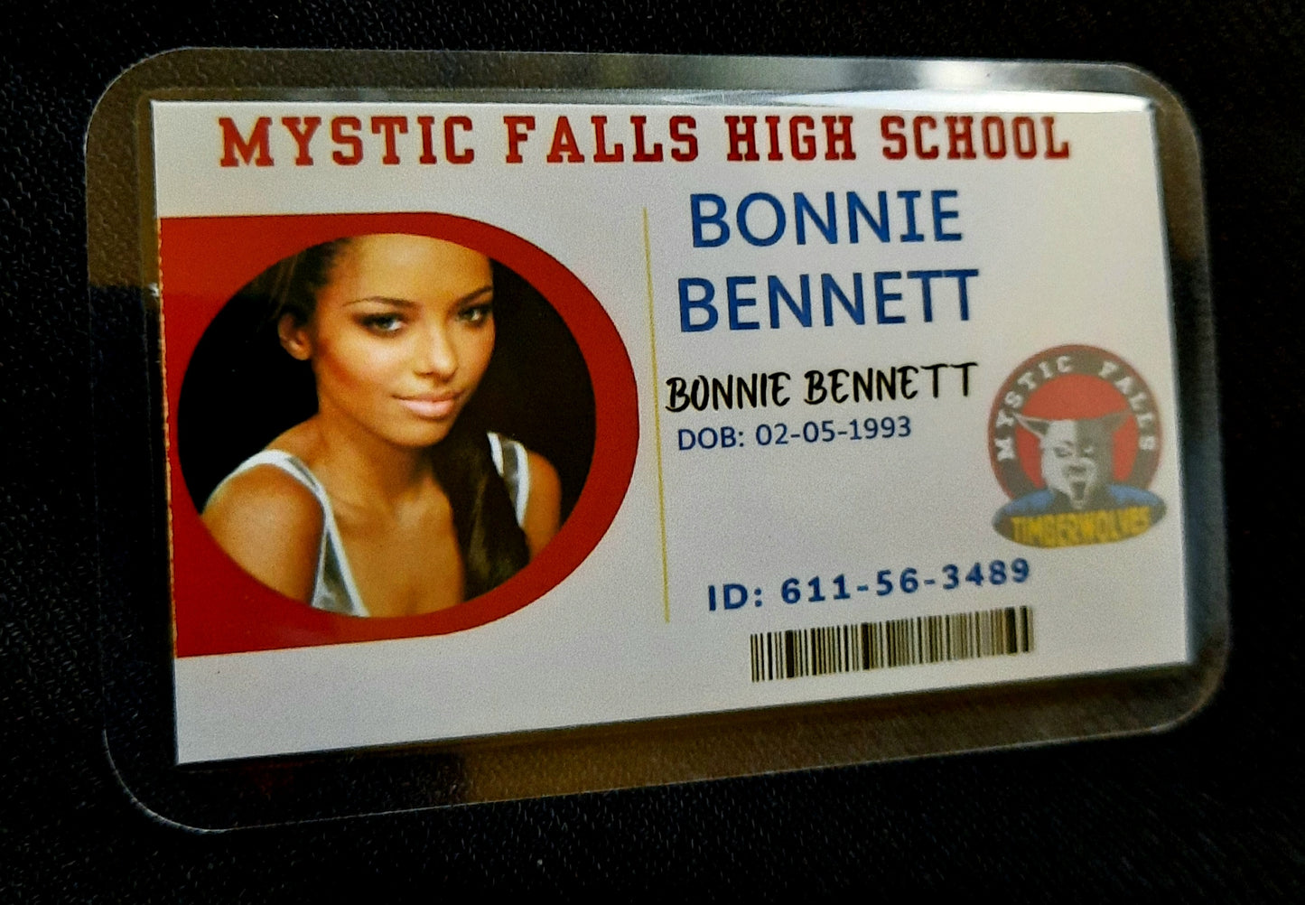 Mystic Falls High School Student ID Cards
