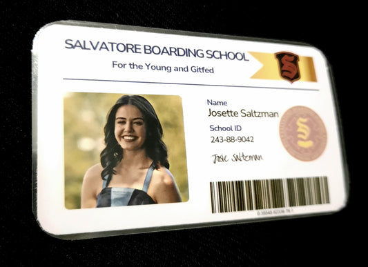 Salvatore Boarding School Student ID Card