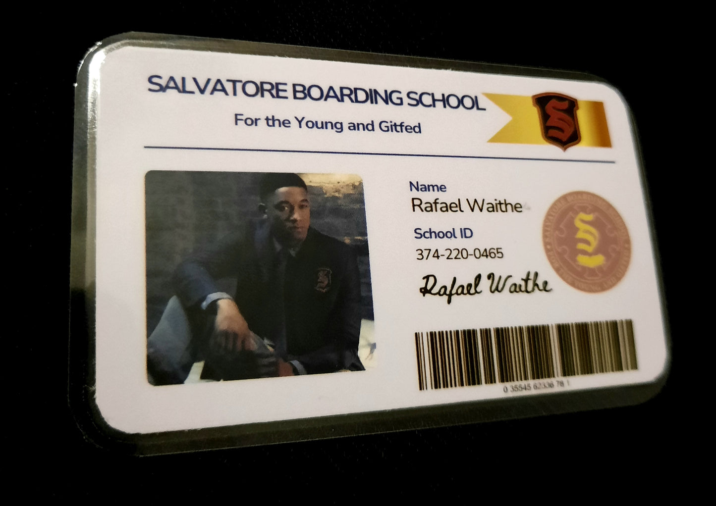 Salvatore Boarding School ID Card