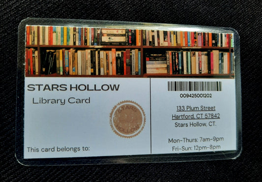 Stars Hollow Library Card