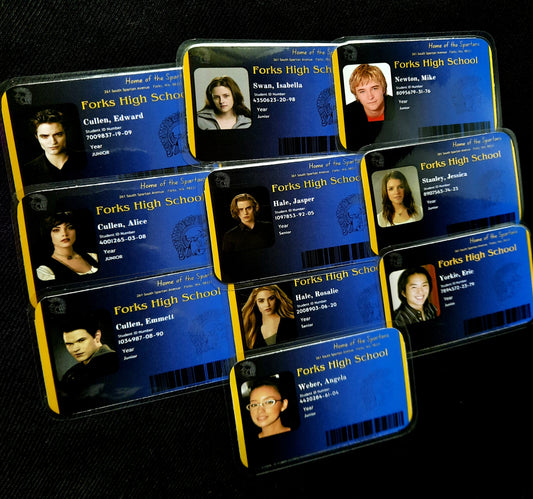 Twilight Forks High School Student ID Cards