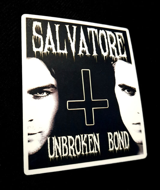 Salvatore Black Metal Sticker