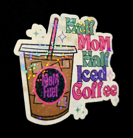 Iced Coffee Mom Sticker