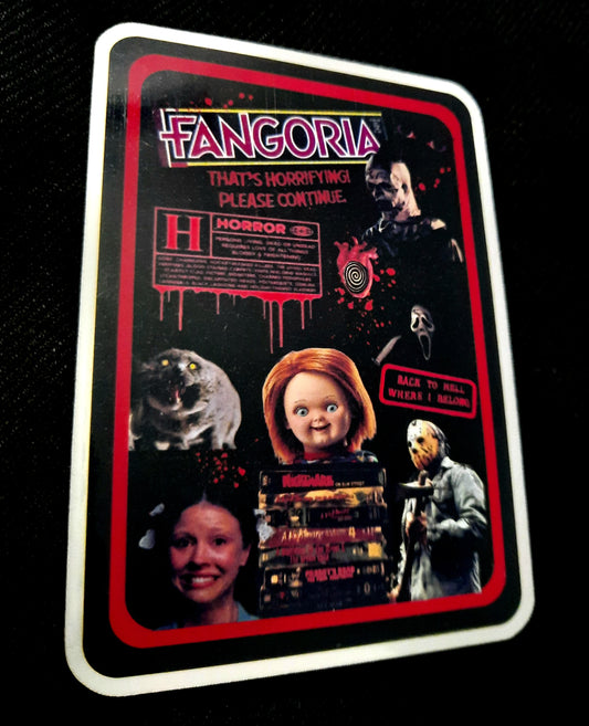 Horror Aesthetic Collage Sticker