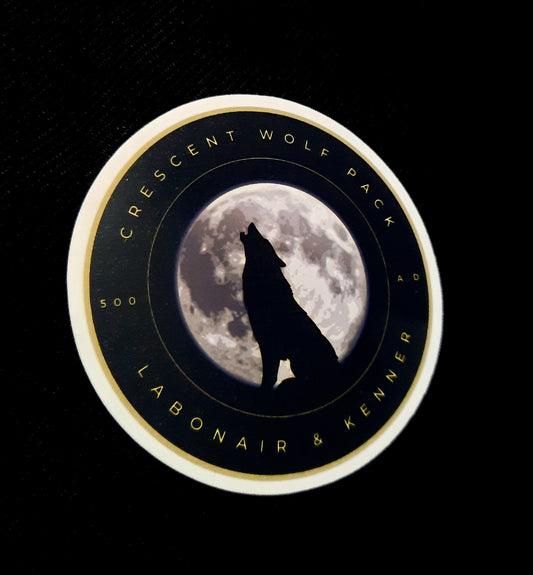 Crescent Wolf Pack Sticker