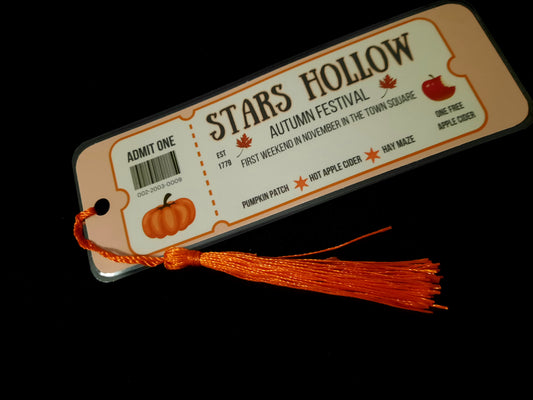 Stars Hollow Autumn Festival Bookmark