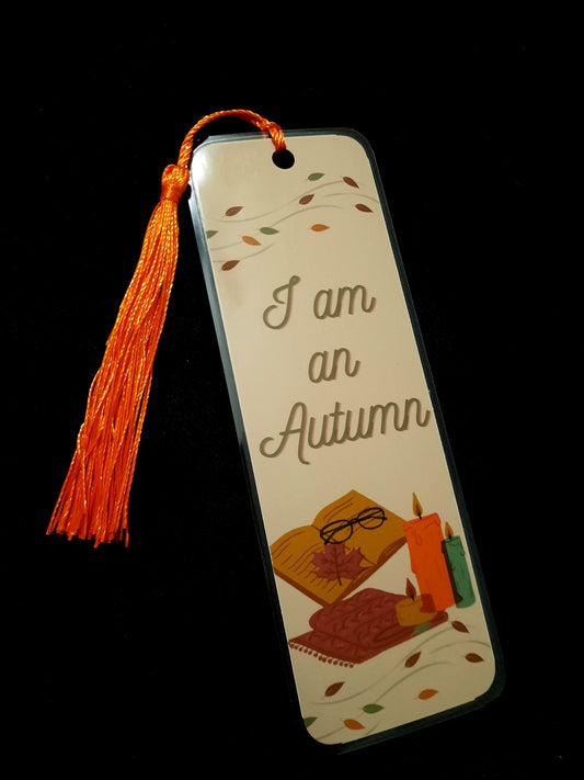 I Am An Autumn Bookmark