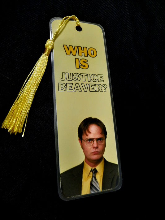 Justice Beaver Bookmark