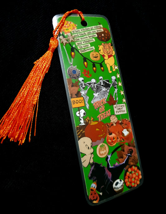 Halloween Aesthetic Collage Bookmark