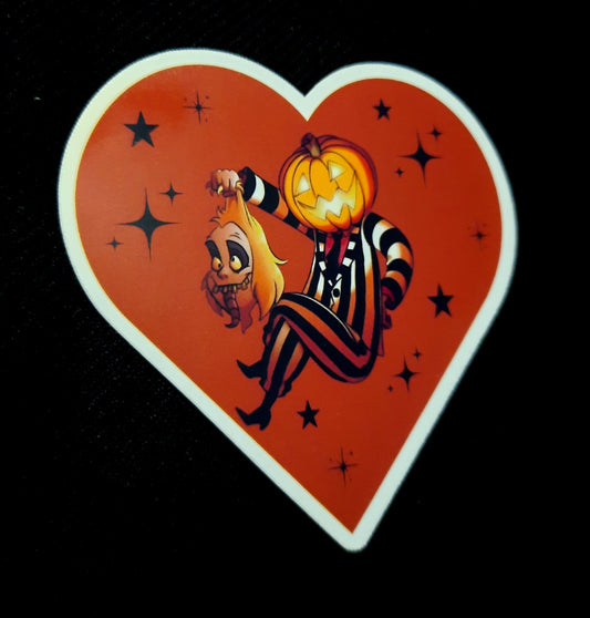 Beetlejuice Halloween Sticker