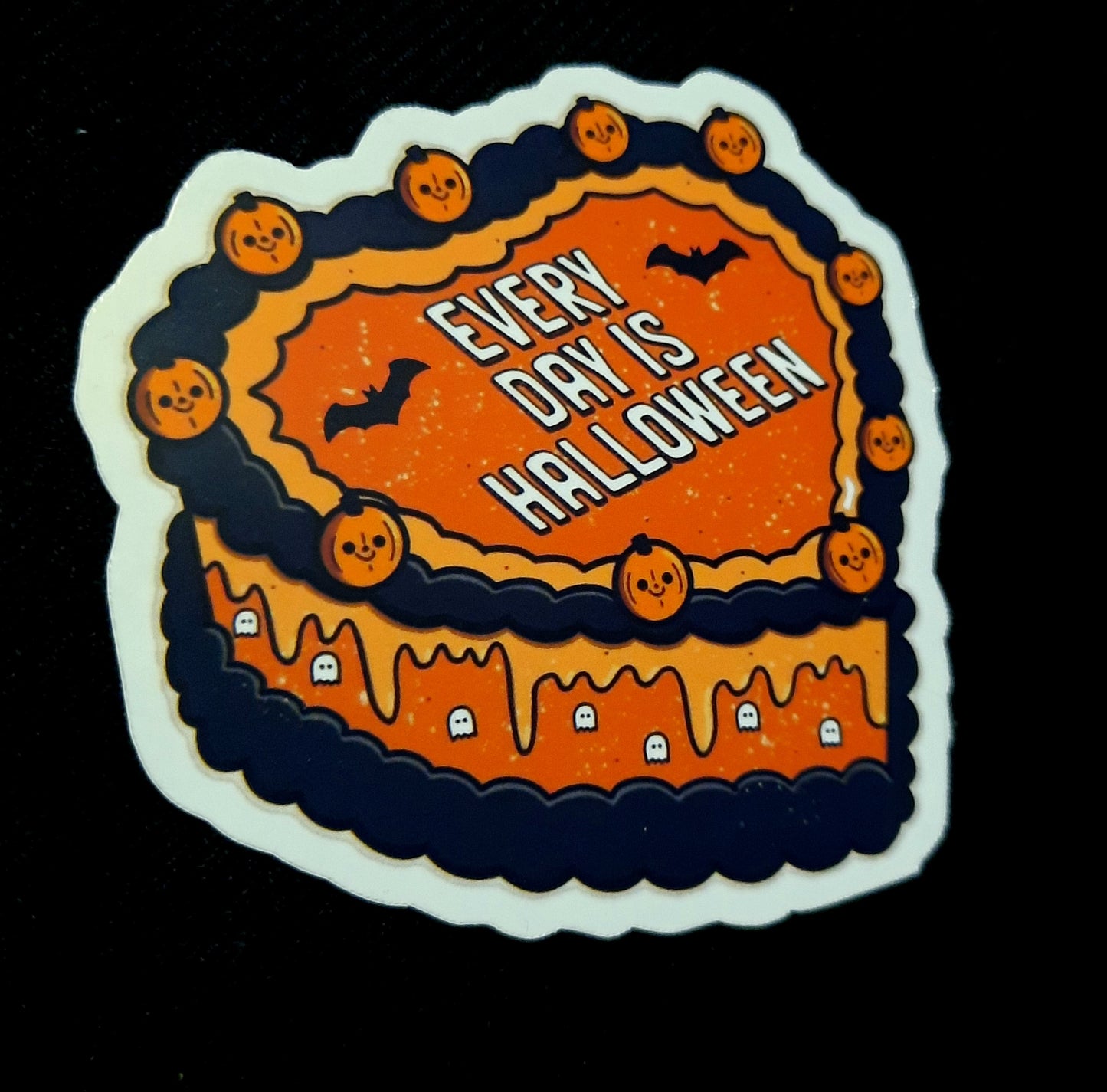 Halloween Cake Sticker