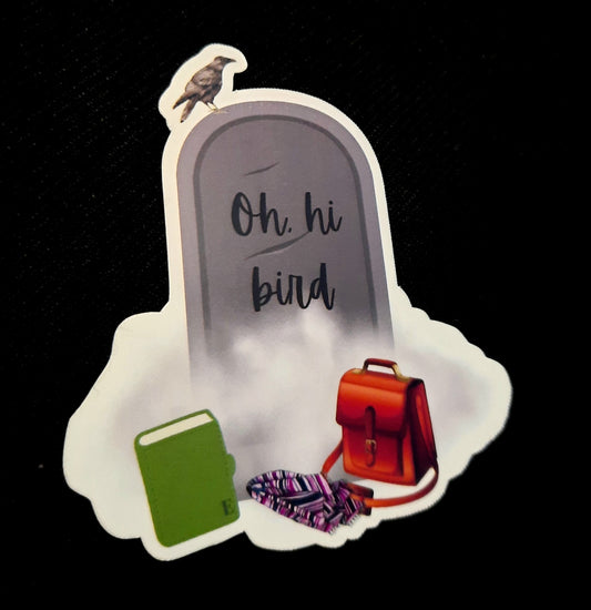 Elena Gilbert Cemetery Aesthetic Sticker