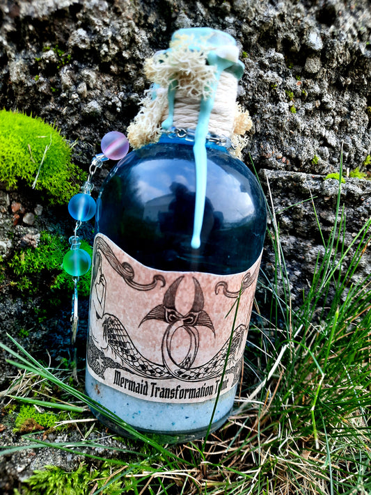 Mermaid Transformation Tonic Potion Bottle